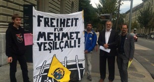 İsviçre Parlementosu Milletvekilleri Mehmet Yeşilçalı`yla dayanışmada