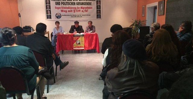 “ATİK Aktivistlerine Yönelik Tutuklamalar ve 129a/b maddeleri gerçekliği” konulu panel Hamburg’ta Yapıldı!